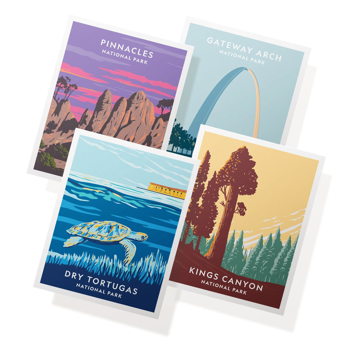 Gateway to Discovery National Park Cards, set of 12 with envelopes, Twigs Paper - view 2