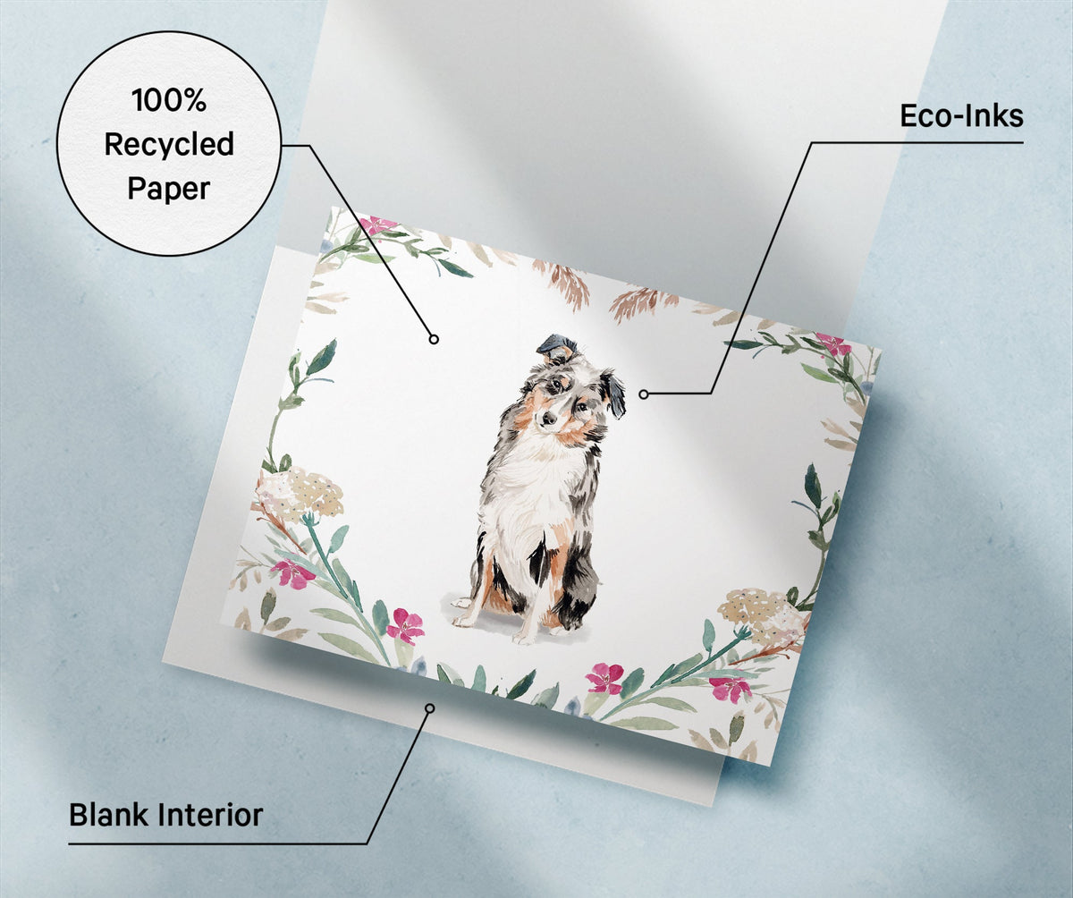 Paw-fect Thanks Dog Thank You Cards, set of 12 with envelopes, Twigs Paper - view 7