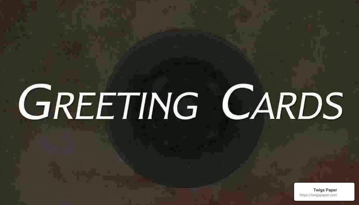 Show Your Support: Best Military Greeting Cards - Twigs Paper