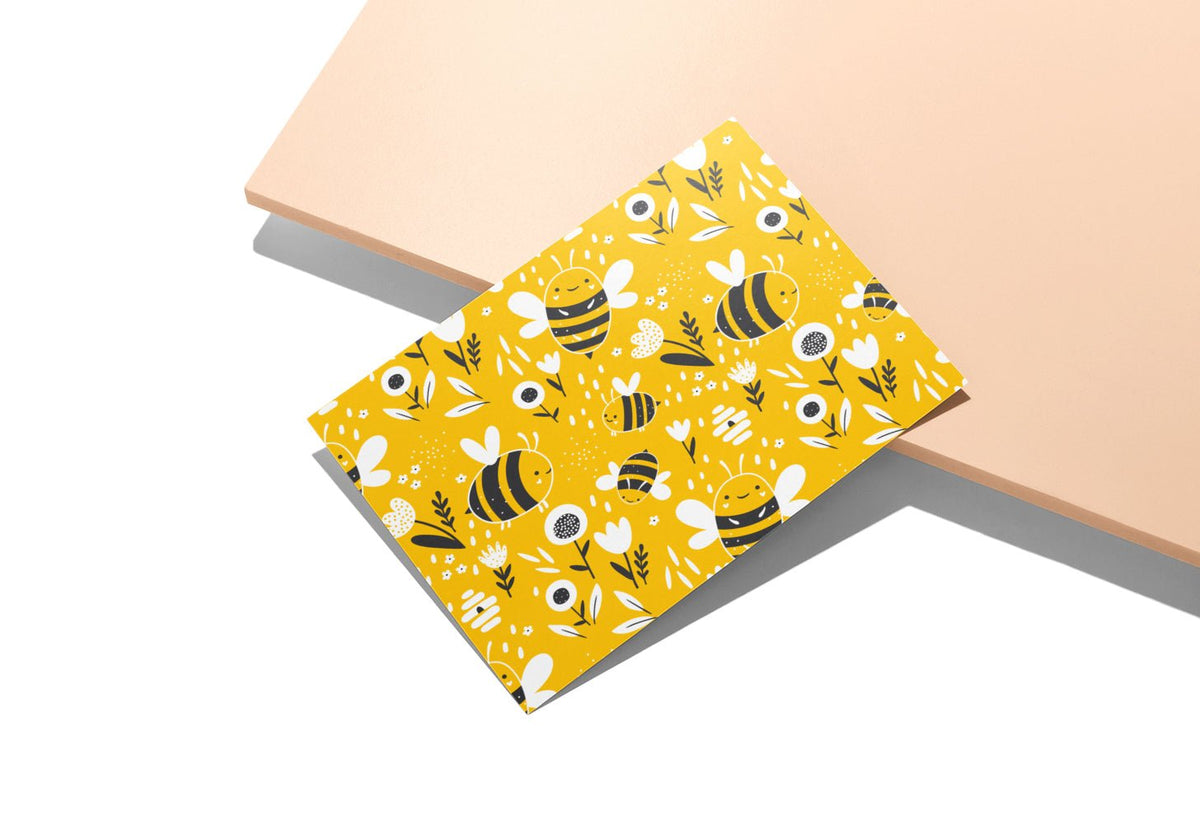 Bumble of Joy Bee Greeting Cards, set of 12 with envelopes, Twigs Paper - view 7