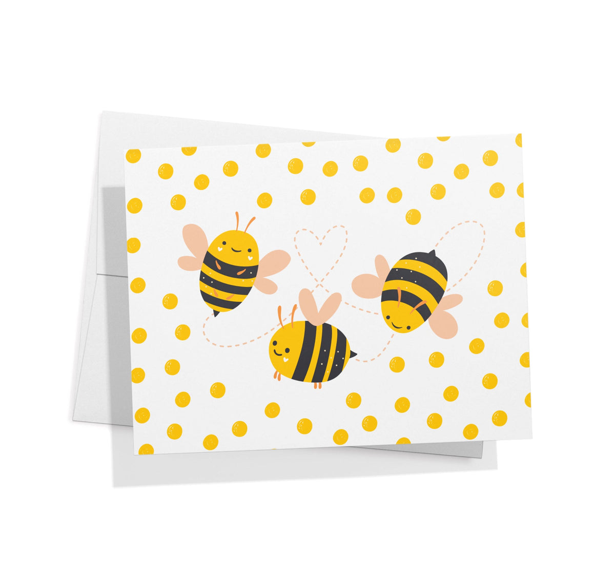 Bumble of Joy Bee Greeting Cards, set of 12 with envelopes, Twigs Paper - view 5