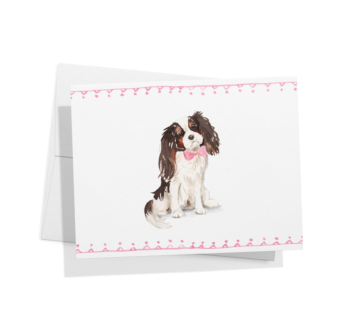 Cavalier King Charles Spaniel Greeting Cards, set of 12 with envelopes, Twigs Paper - view 2