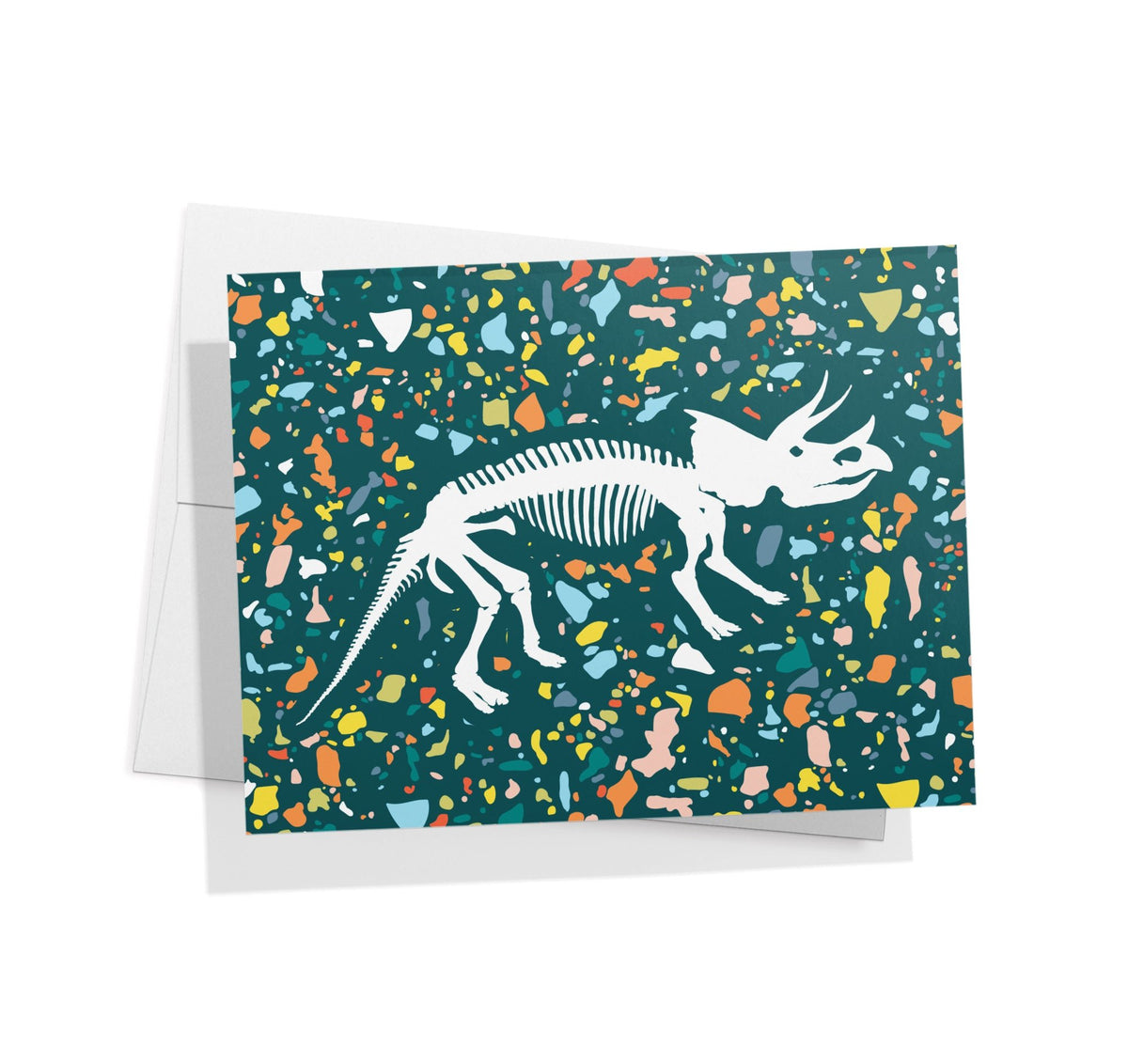 Jurassic Joy Dinosaur Greeting Cards for Kids, set of 12 with envelopes, Twigs Paper - view 5