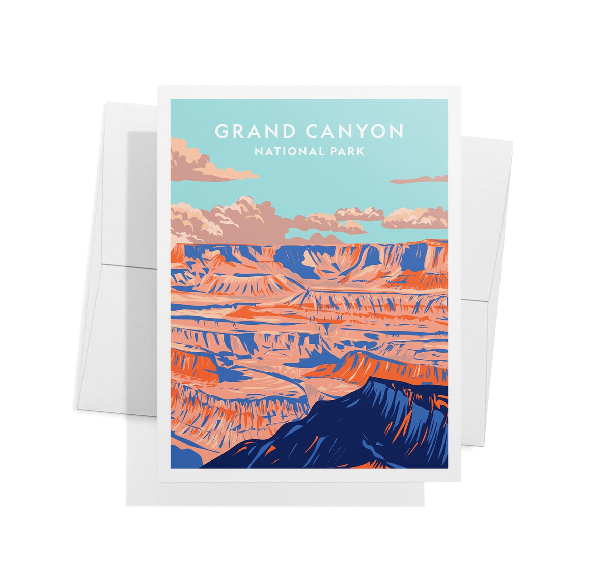 Majestic Landscapes National Park Cards, set of 12 with envelopes, Twigs Paper - view 6