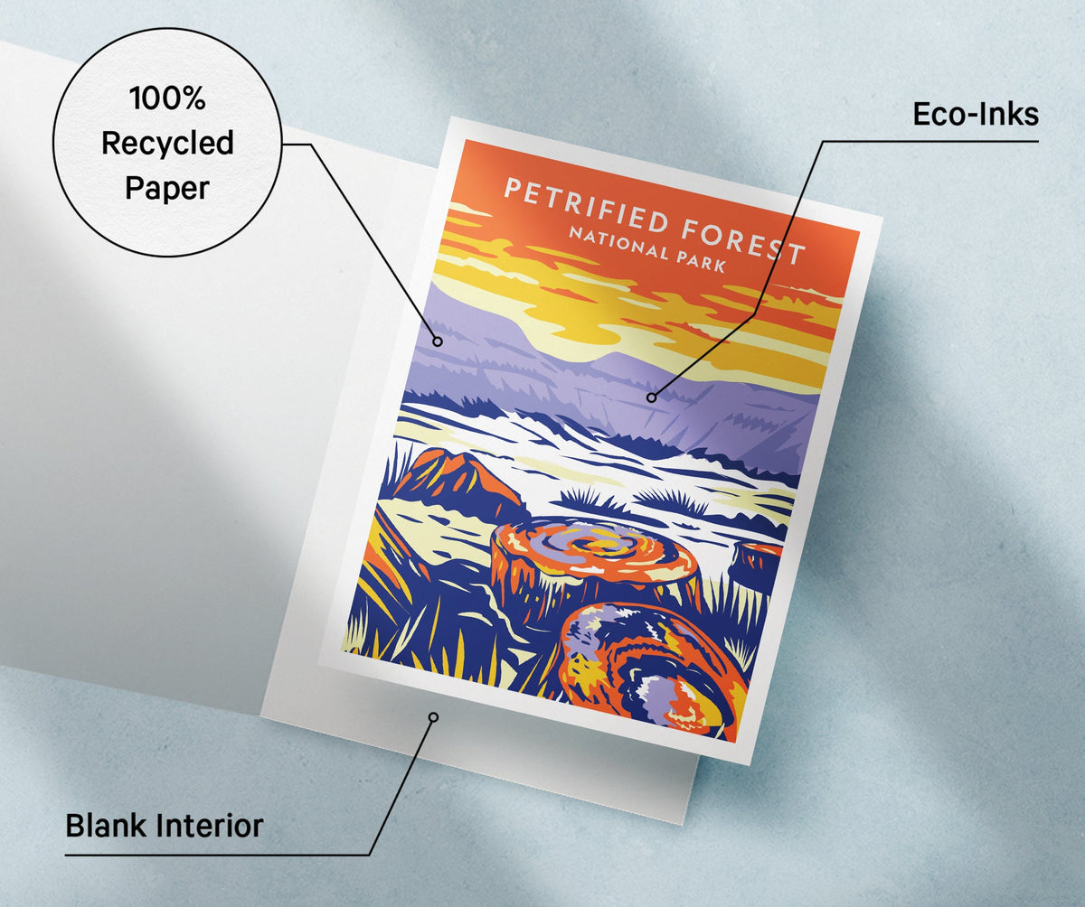 Natural Wonders National Park Cards, set of 12 with envelopes, Twigs Paper - view 8