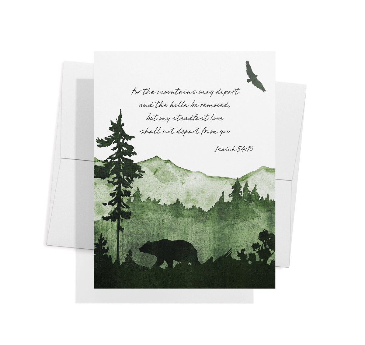 Splendor Scriptures Bible Verse Sympathy Cards, set of 12 with envelopes, Twigs Paper - view 5